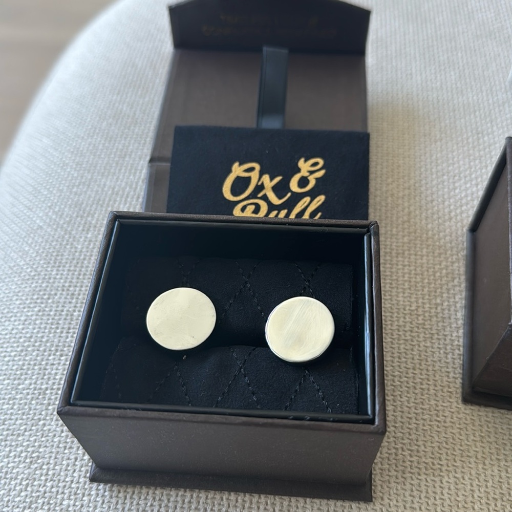 Stainless Steel Classic Round Cufflinks